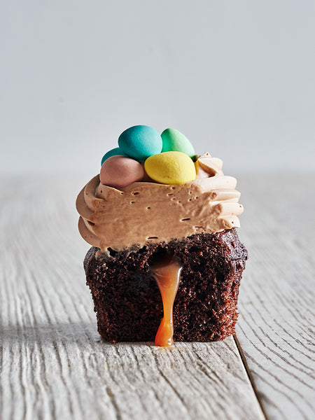 Pâques - Cupcakes aux oeufs en chocolat colorés