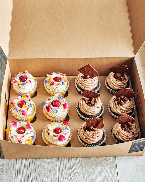 Cupcakes vanille-framboise