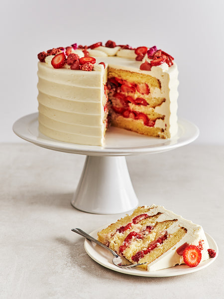 Gâteau aux fraises du Québec 🍓