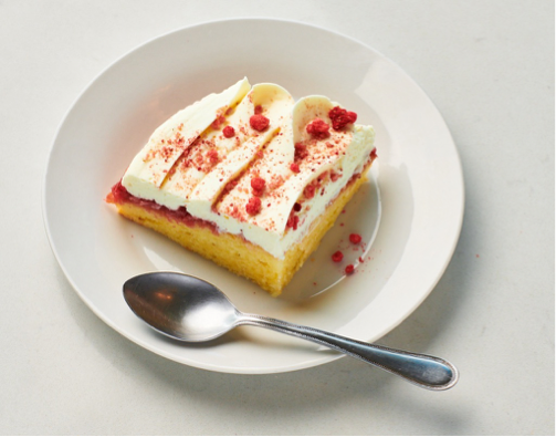 Gâteau fraise-rhubarbe - Barquette