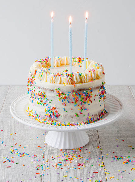 Gâteau d'anniversaire (option sans gluten disponible)