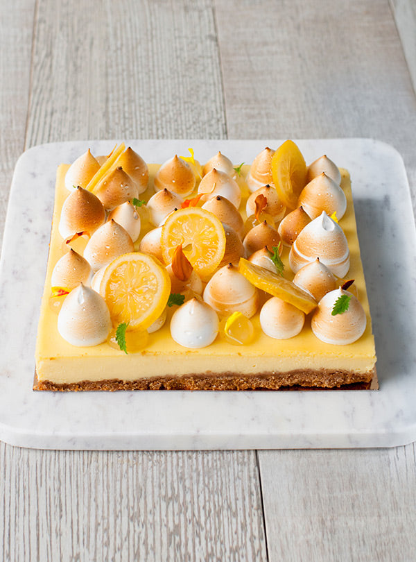 Gâteau au fromage et citron